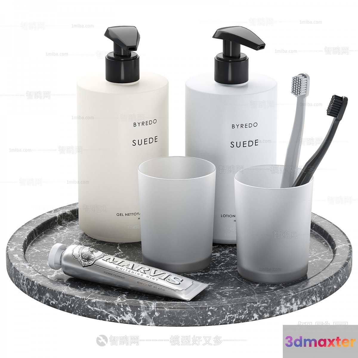 A Collection Of Bathroom Items 3D Model - 15967 - VRAY Render