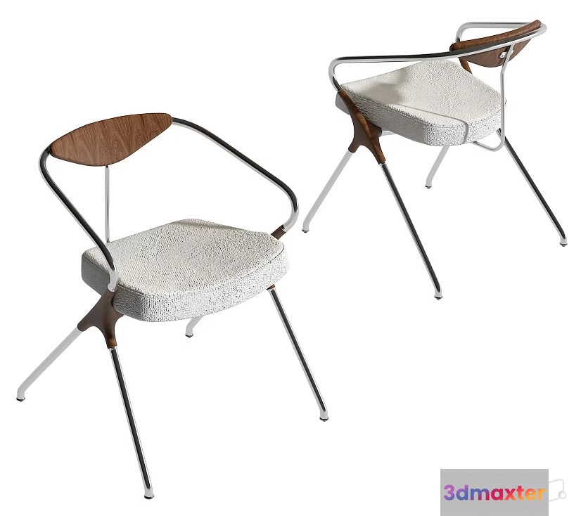 Modern Office Chairs 3D Model - 21347 - VRAY Render