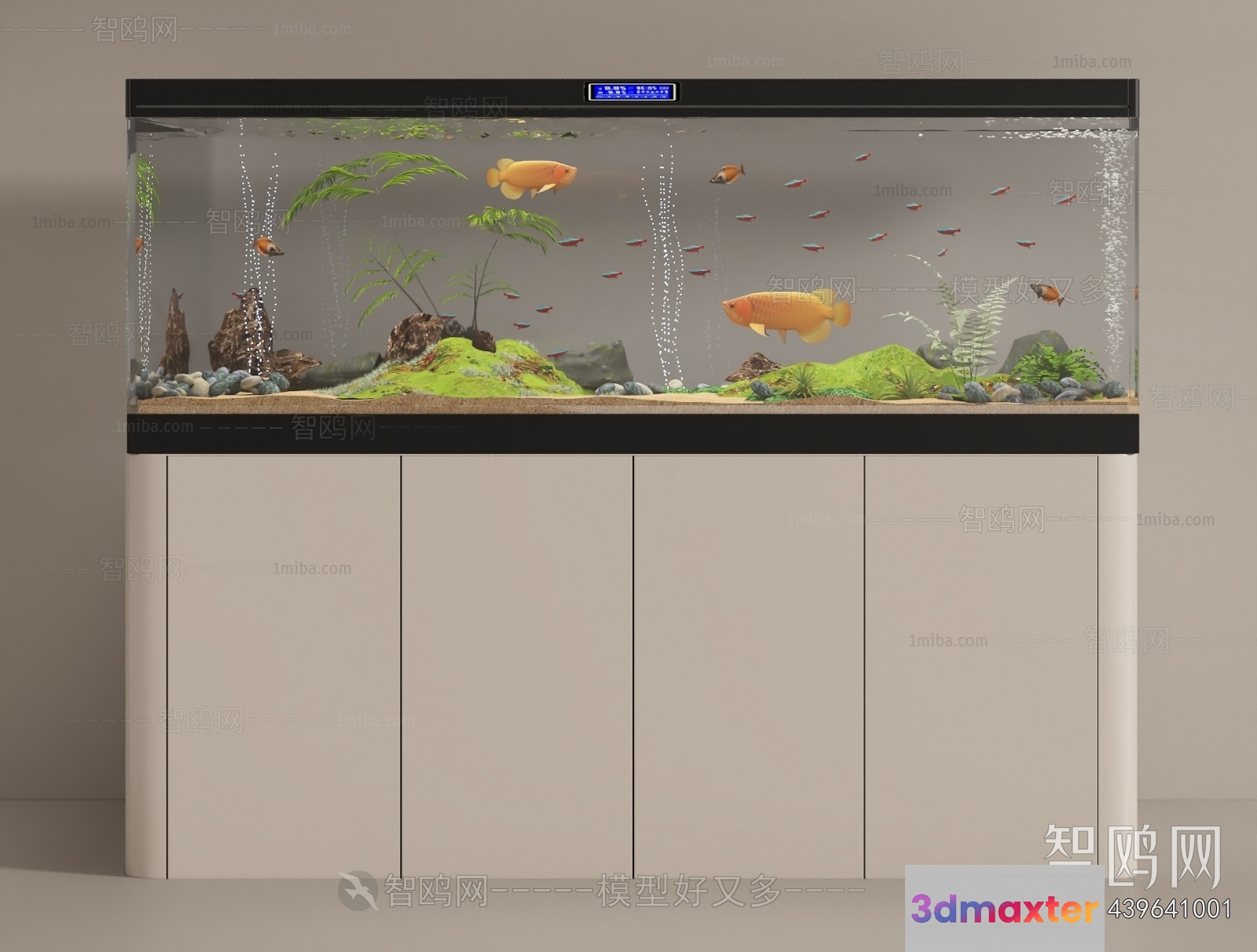 A Fish Tank 3D Model - 14932 - VRAY Render