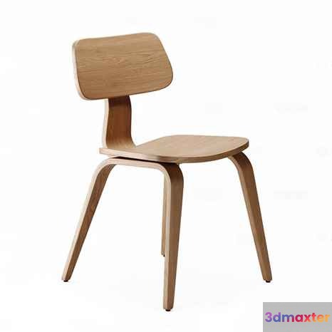 Wooden Chair 3D Model - 11321 - CORONA Render