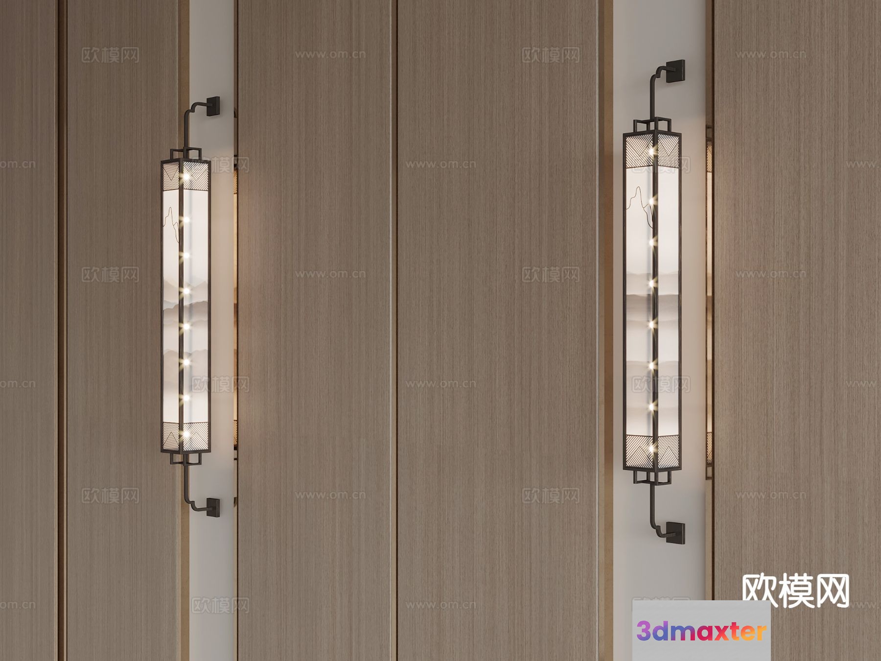 Modern Light Fixture 3D Model - 8785 - VRAY Render