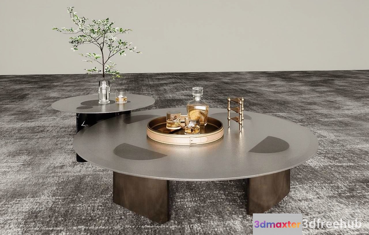 Modern Living Room 3D Model - 18911 - VRAY Render
