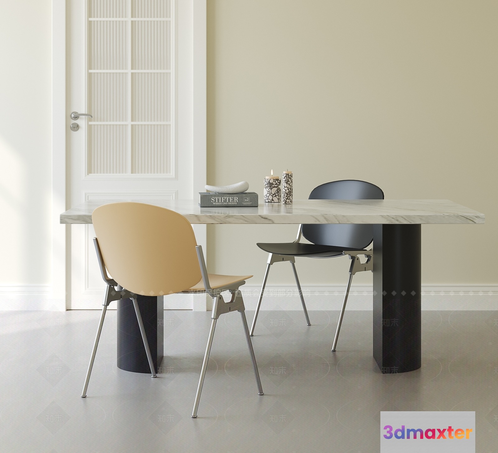 Modern Dining Room 3D Model - 7151 - VRAY Render