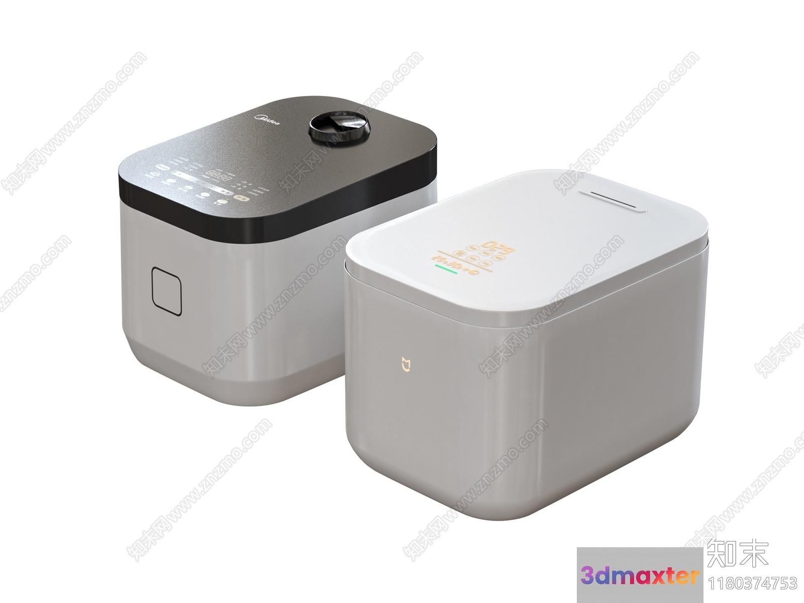 Modern Storage Containers 3D Model - 2602 - VRAY Render