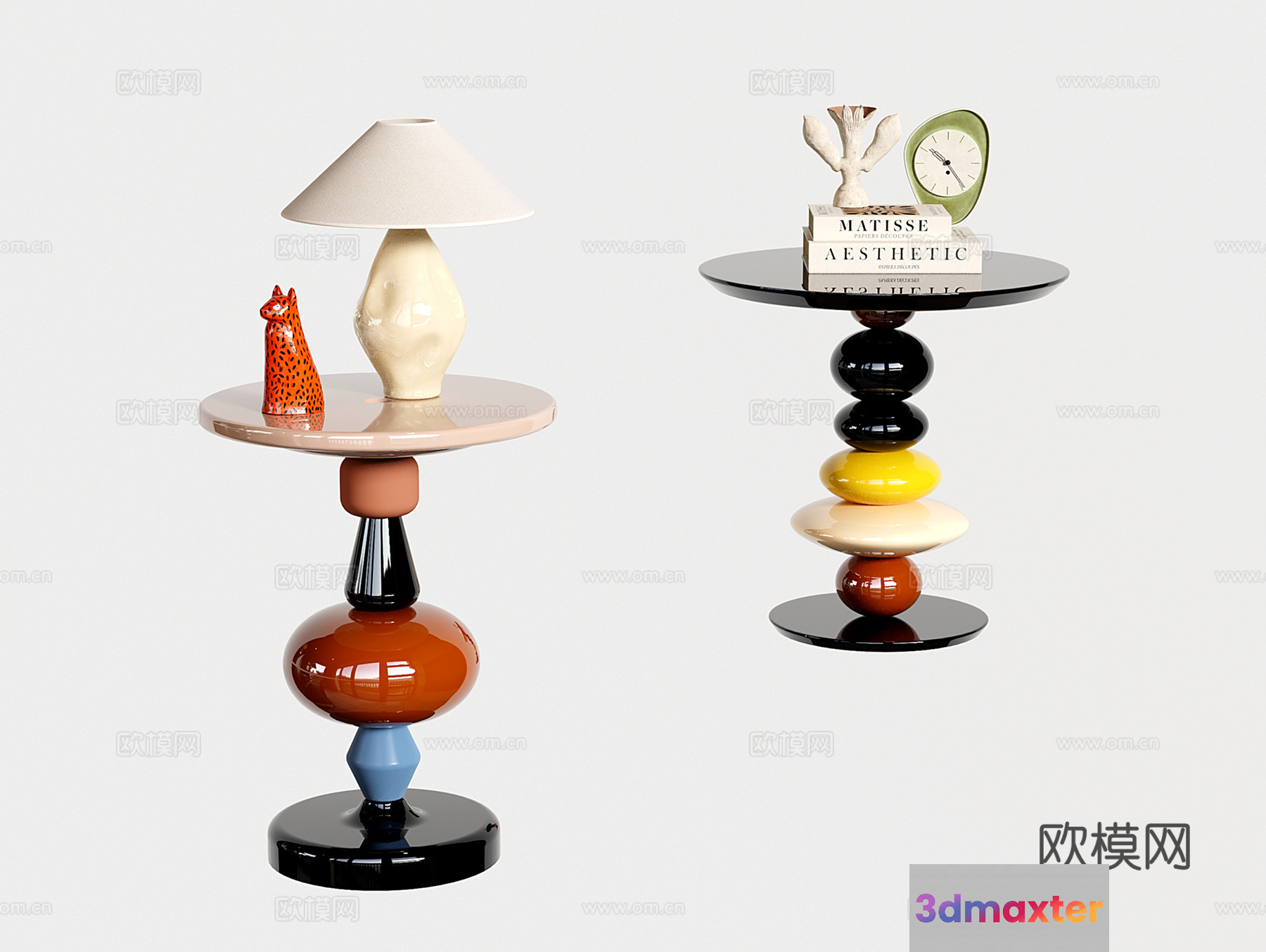 Modern Side Tables 3D Model - 8321 - VRAY Render