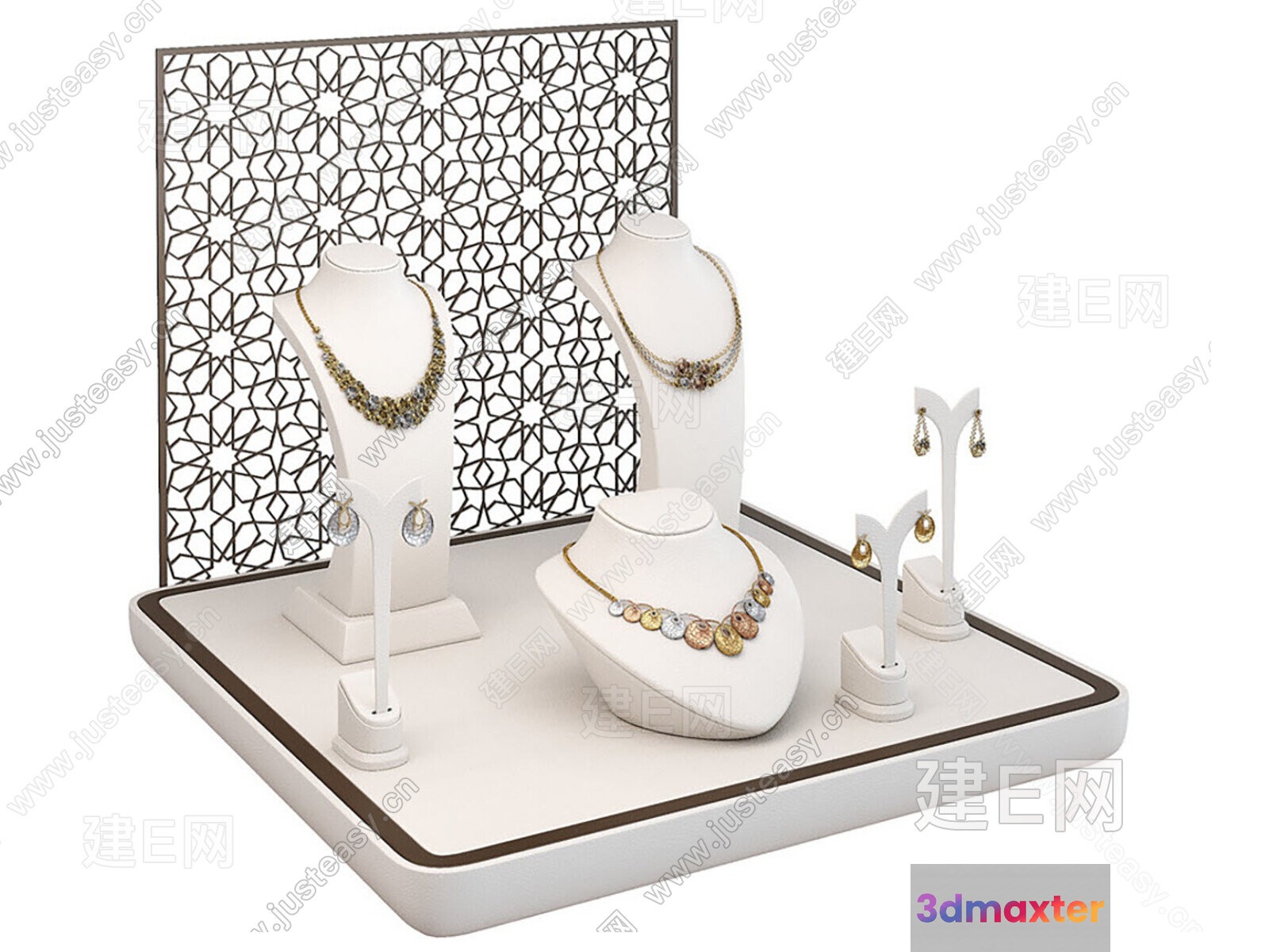 Jewelry Display Stand 3D Model - 4306 - VRAY Render