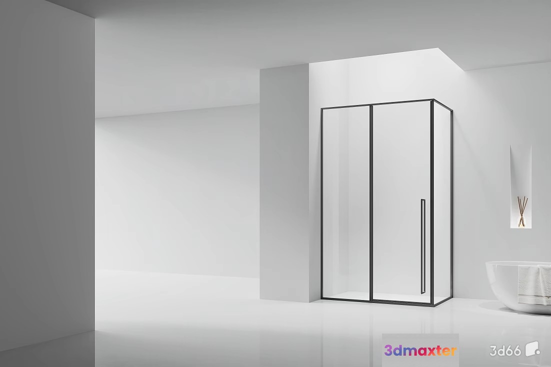 Minimalist Bathroom 3D Model - 22075 - VRAY Render