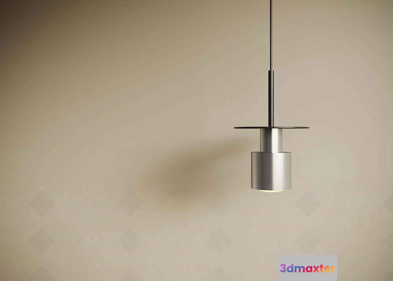 Modern Silver Light Fixture 3D Model - 20173 - VRAY Render