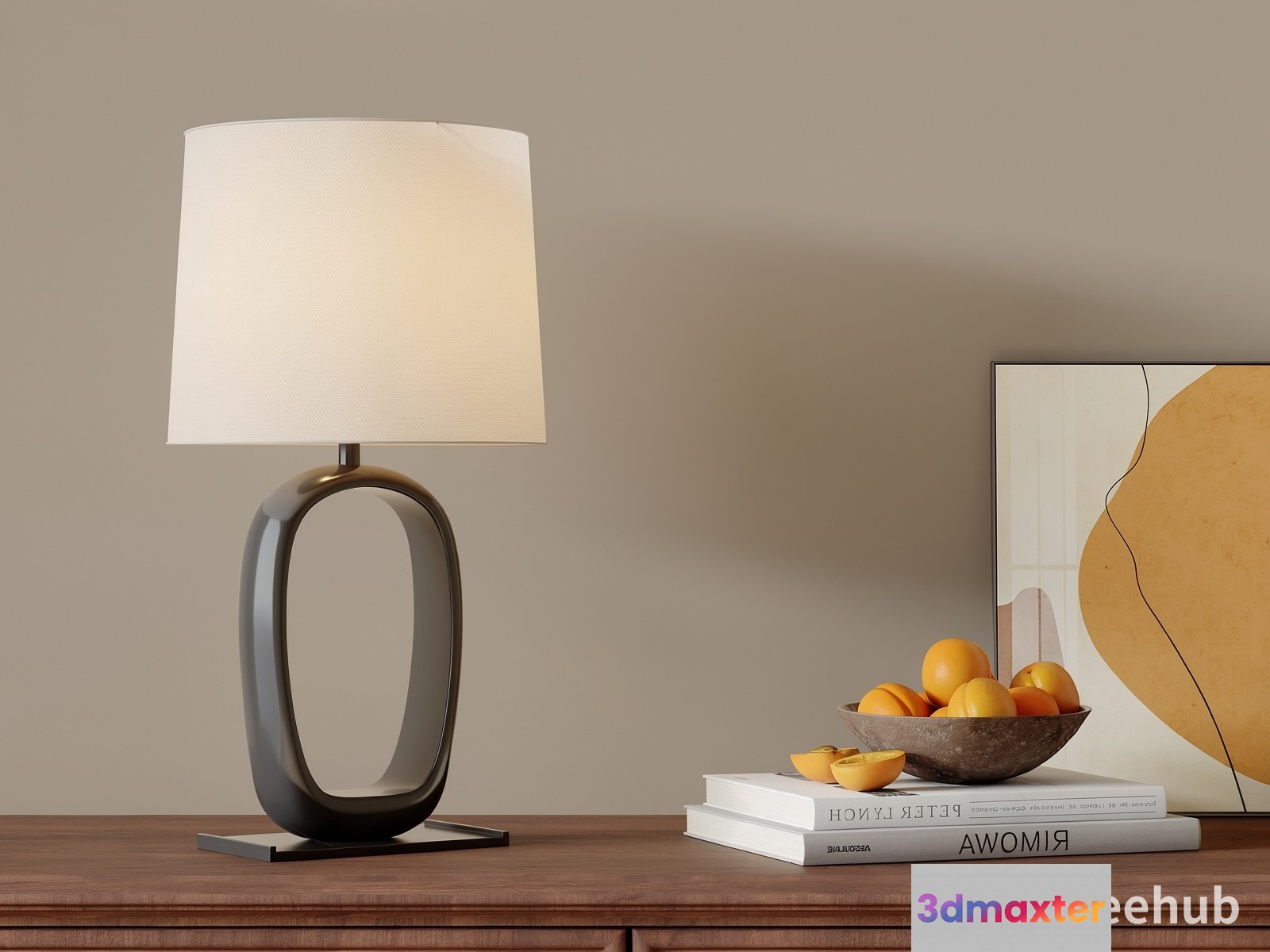 Modern Table Lamp 3D Model - 19968 - VRAY Render