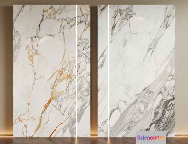 Marble Wall Panels 3D Model - 13277 - VRAY Render
