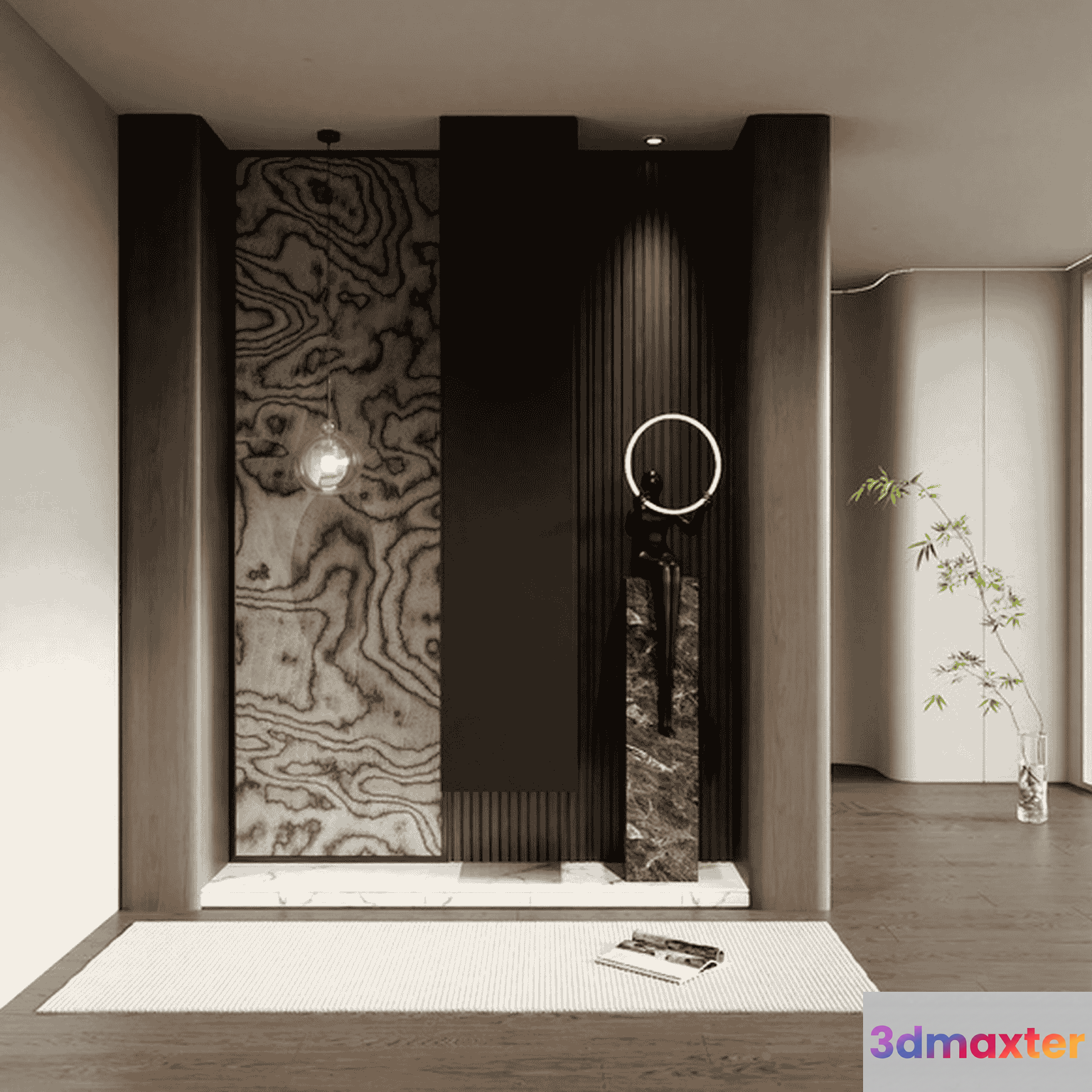 A Modern Interior Design 3D Model - 15135 - VRAY Render