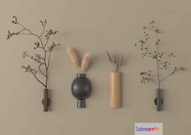 A Collection Of Vases 3D Model - 14612 - VRAY Render