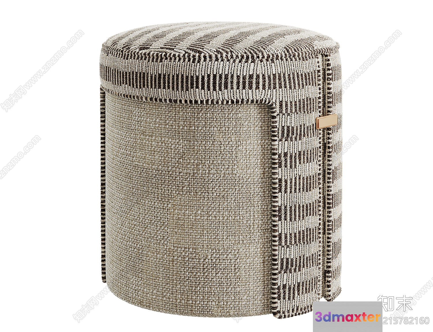Small Fabric Storage Box 3D Model - 10653 - VRAY Render