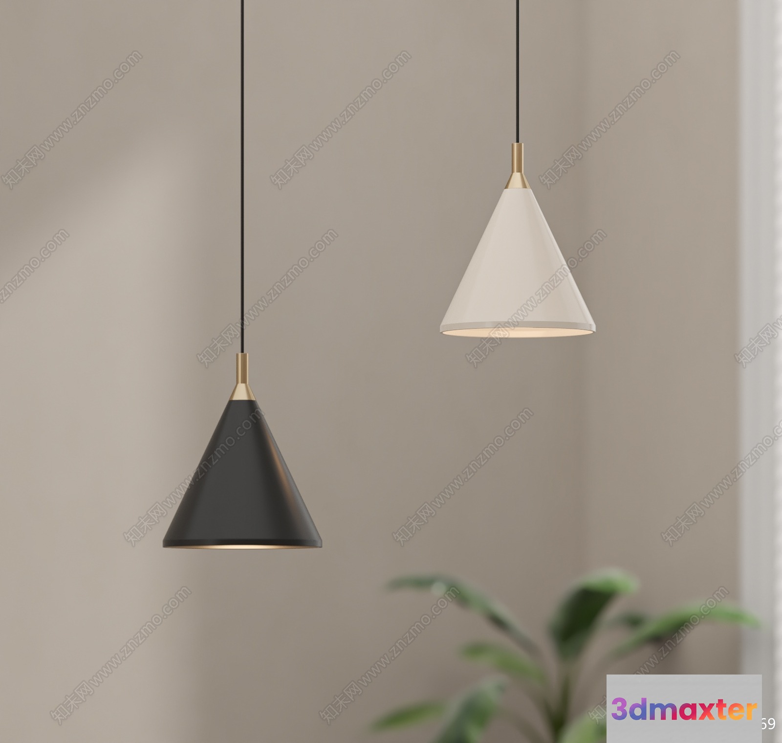 Modern Light Fixtures 3D Model - 20647 - VRAY Render