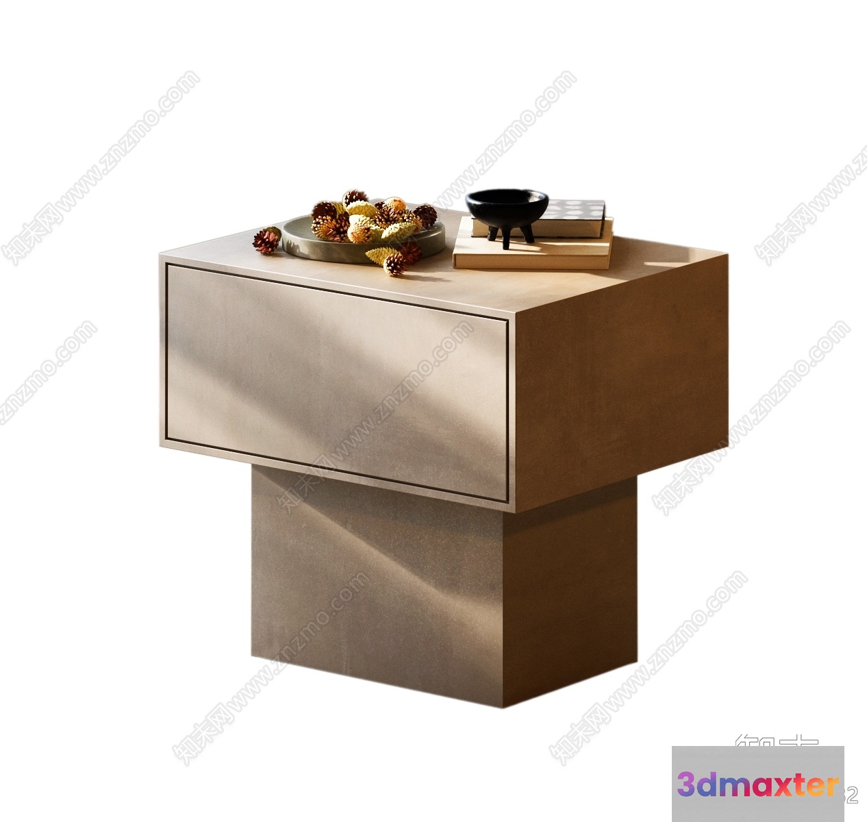 Modern Side Table 3D Model - 18070 - VRAY Render