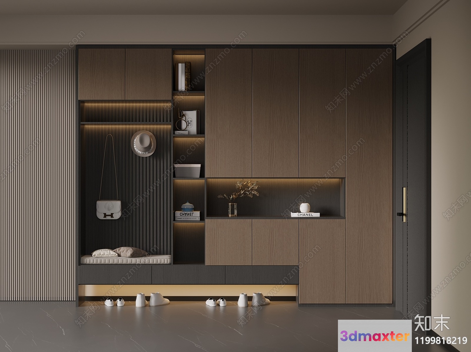 Modern Storage Unit 3D Model - 22637 - VRAY Render