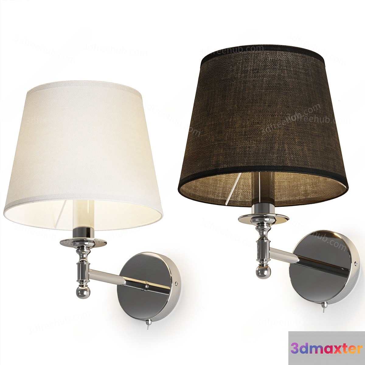 Modern Wall Lamp 3D Model - 23182 - VRAY Render