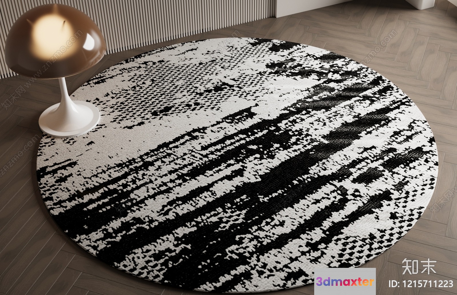 Modern Abstract Rug 3D Model - 15981 - VRAY Render