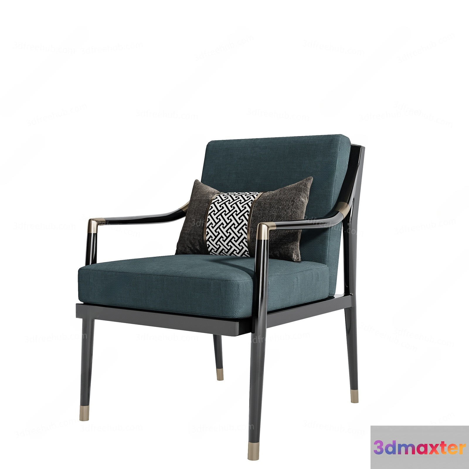 Modern Metal Chair 3D Model - 21806 - VRAY Render