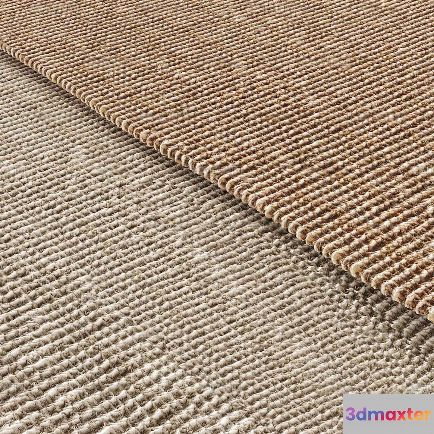 A Beige Rug 3D Model - 20964 - CORONA Render