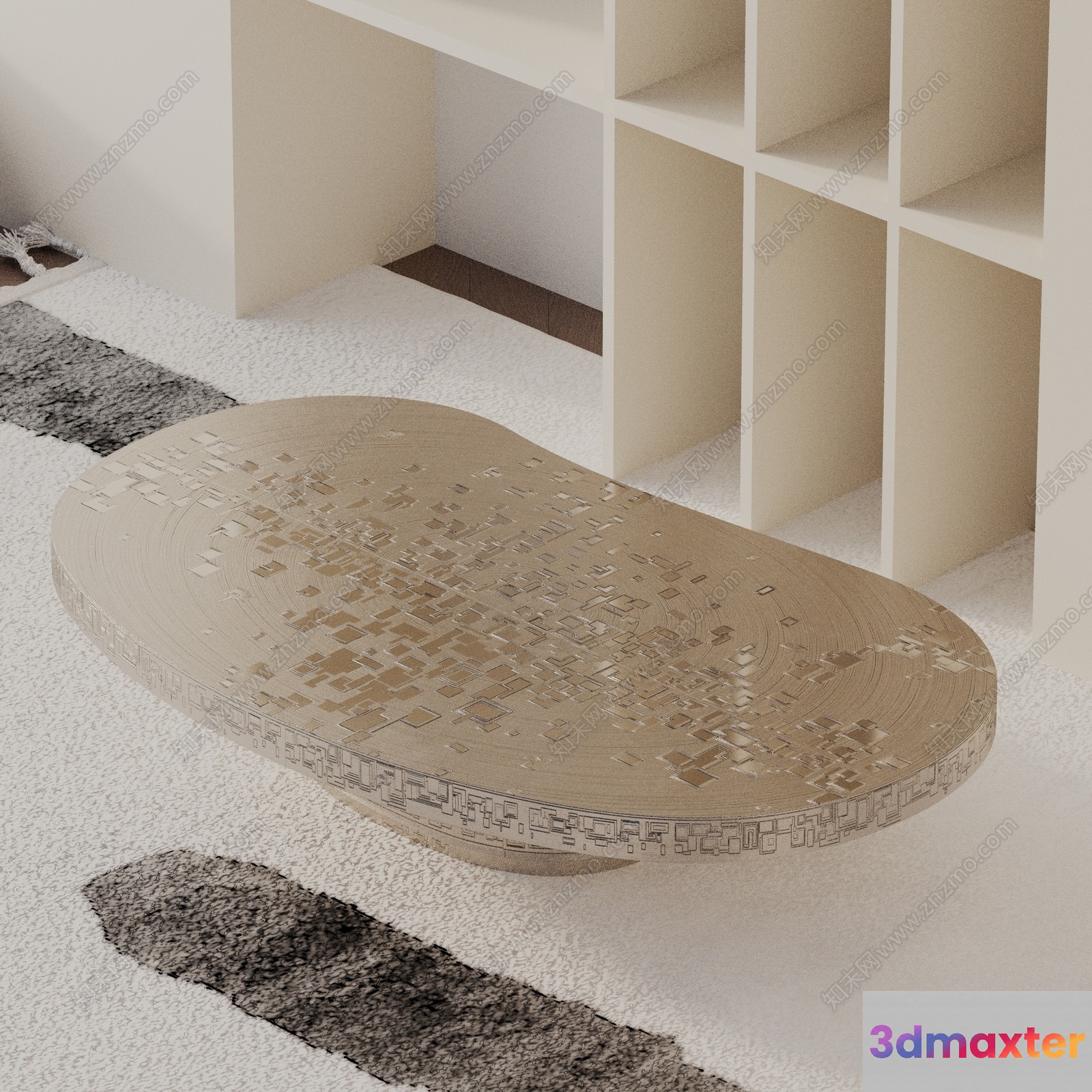 Cozy Living Room 3D Model - 19094 - VRAY Render