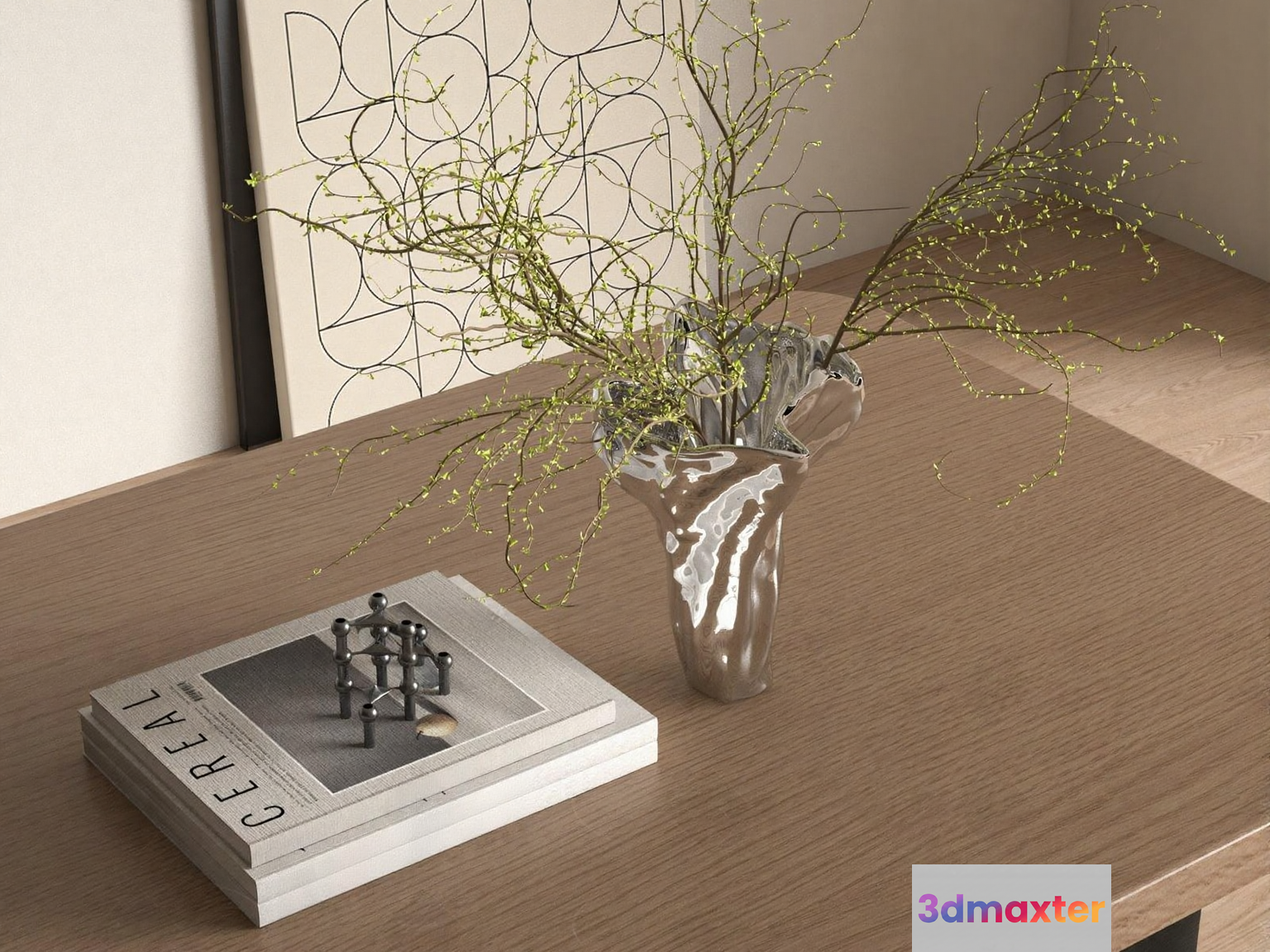Modern Coffee Table 3D Model - 13191 - VRAY Render