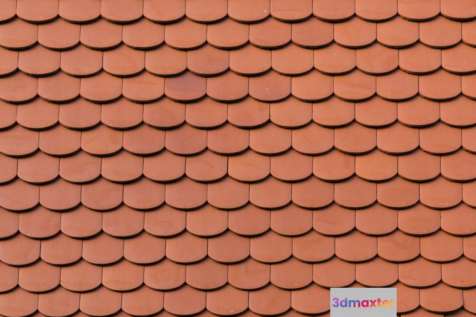 Red Clay Roof Tiles 3D Model - 22217 - VRAY Render