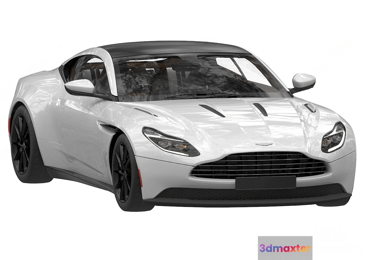 A Sports Car 3D Model - 9012 - VRAY Render