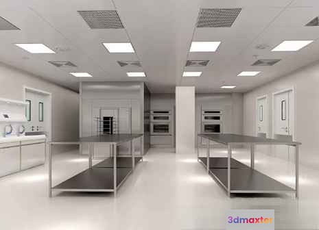 Modern White Room 3D Model - 16882 - VRAY Render