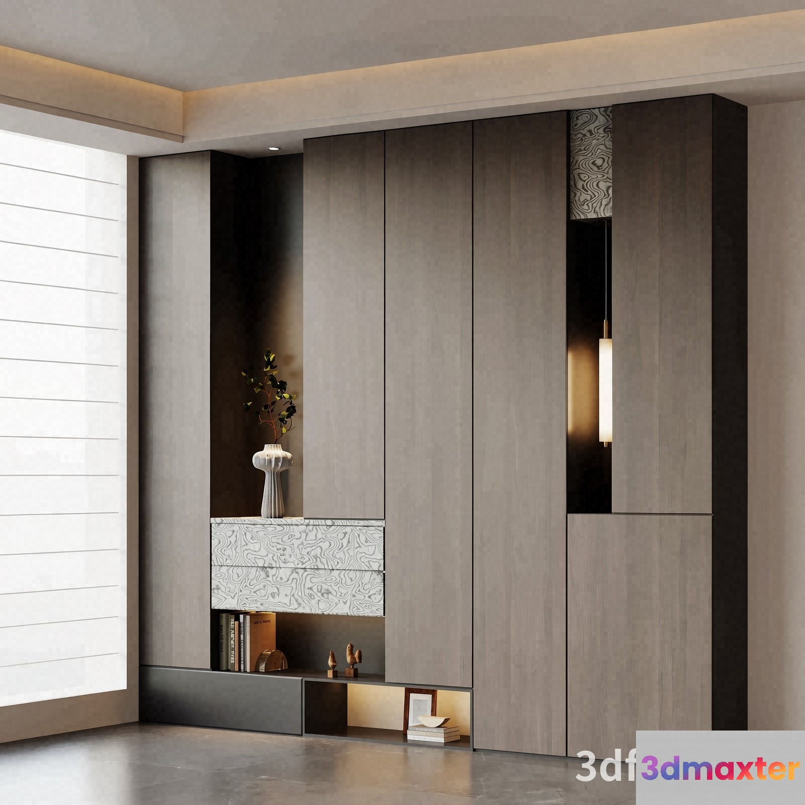 Modern Living Room 3D Model - 21756 - VRAY Render