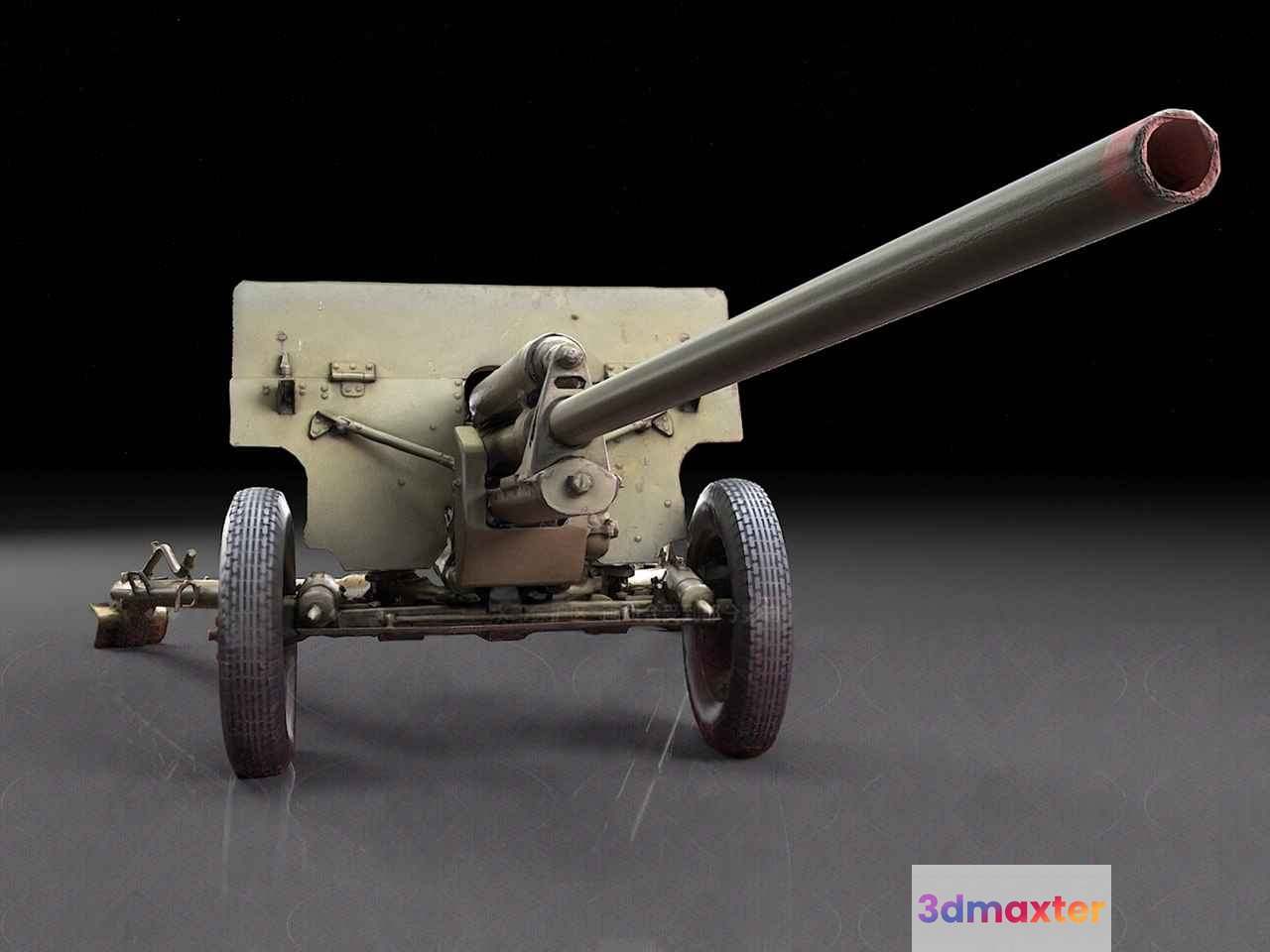 Artillery Weapon 3D Model - 362 - VRAY Render
