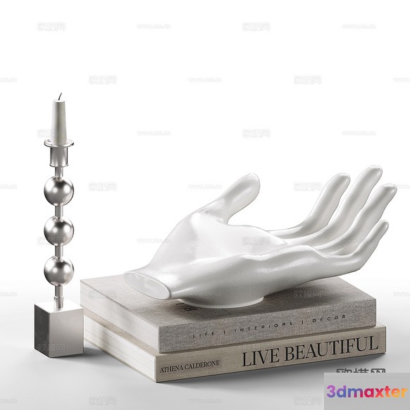 Minimalist Home Decor 3D Model - 881 - VRAY Render