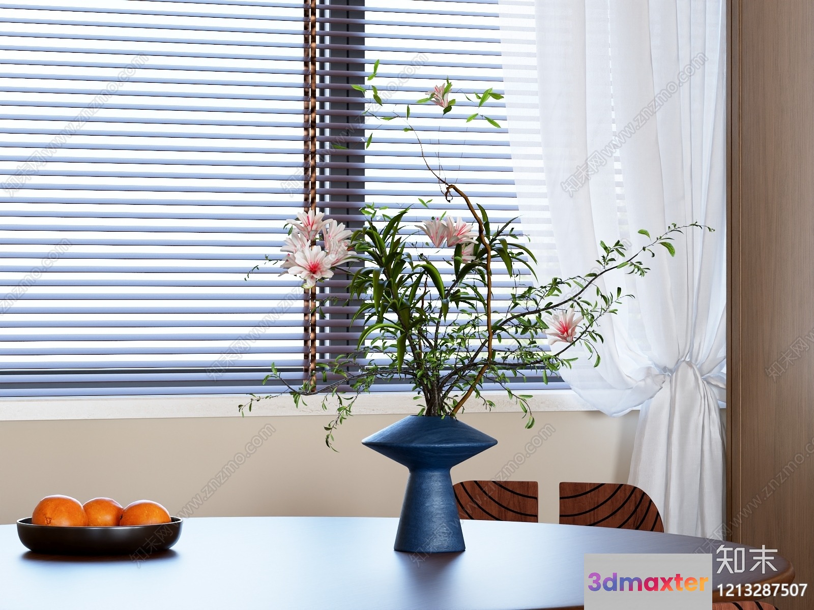 Modern Flower Arrangement 3D Model - 20349 - VRAY Render