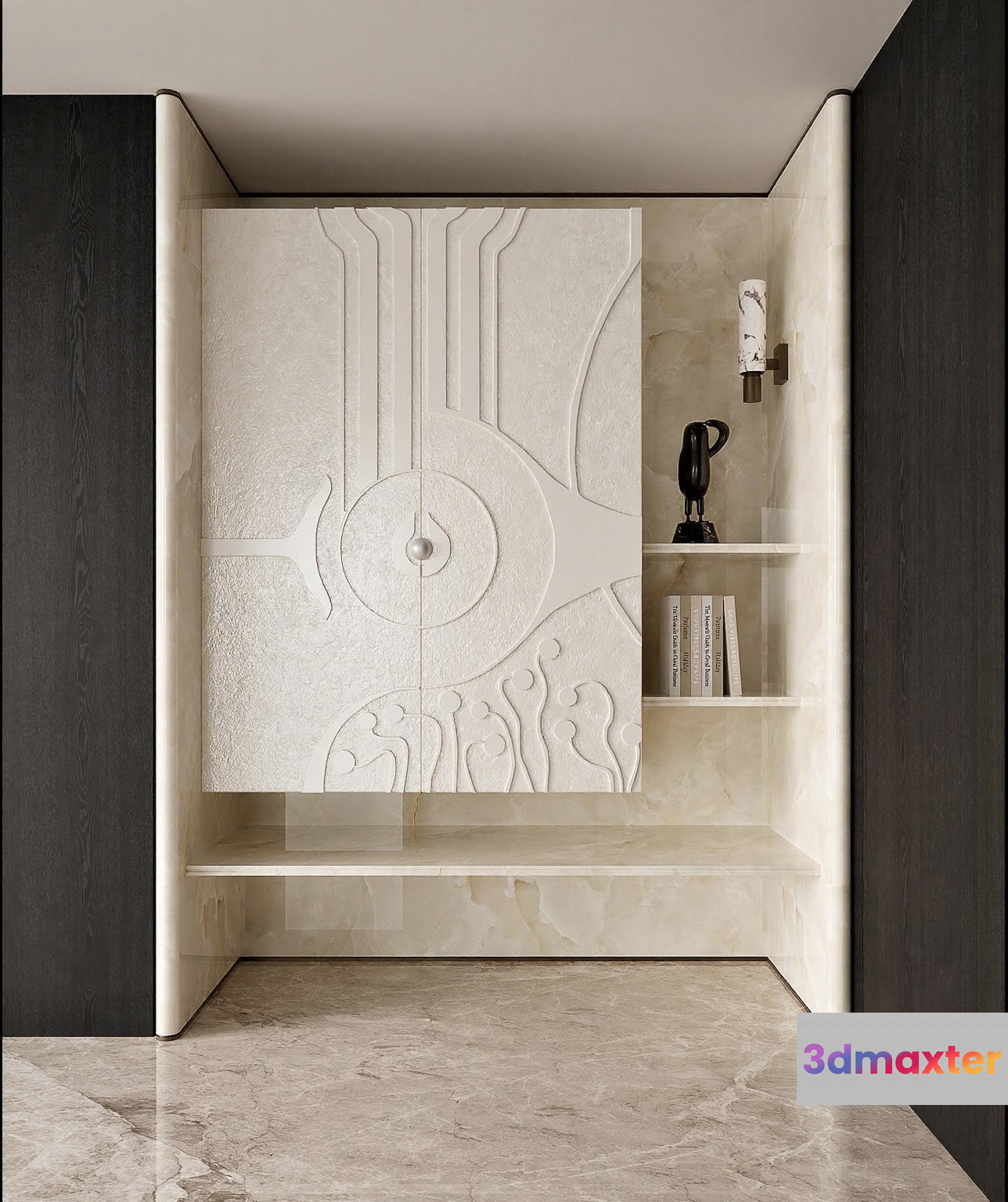 Modern Marble Decor 3D Model - 1176 - CORONA Render