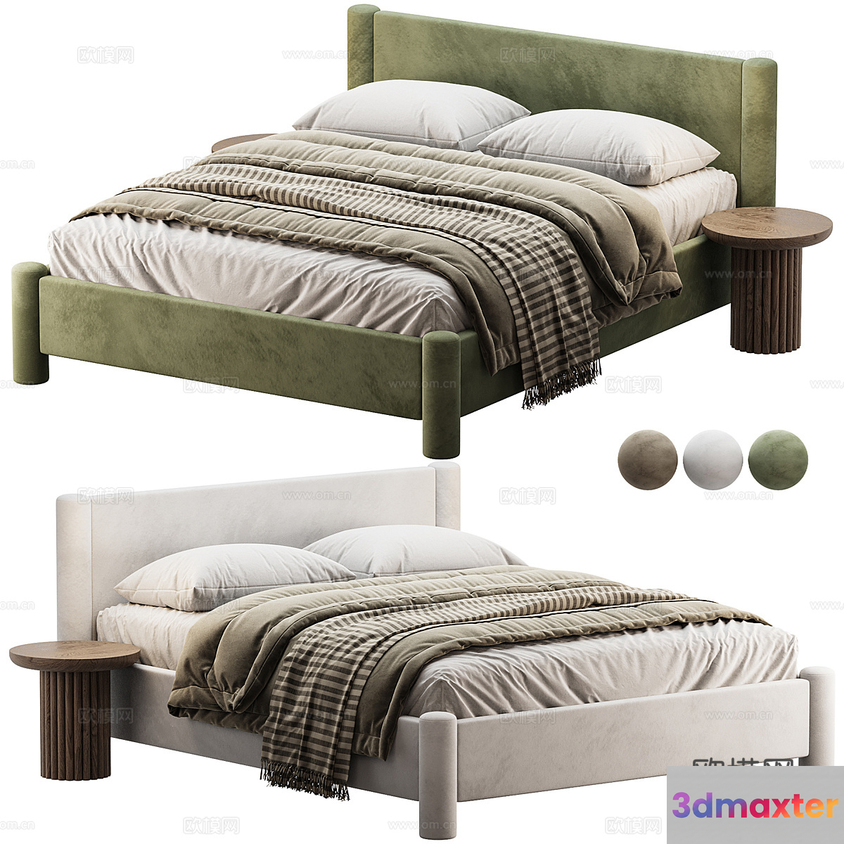 Cozy Bedroom 3D Model - 13305 - VRAY Render