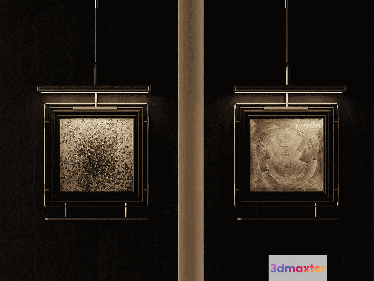 Modern Light Fixtures 3D Model - 14616 - VRAY Render
