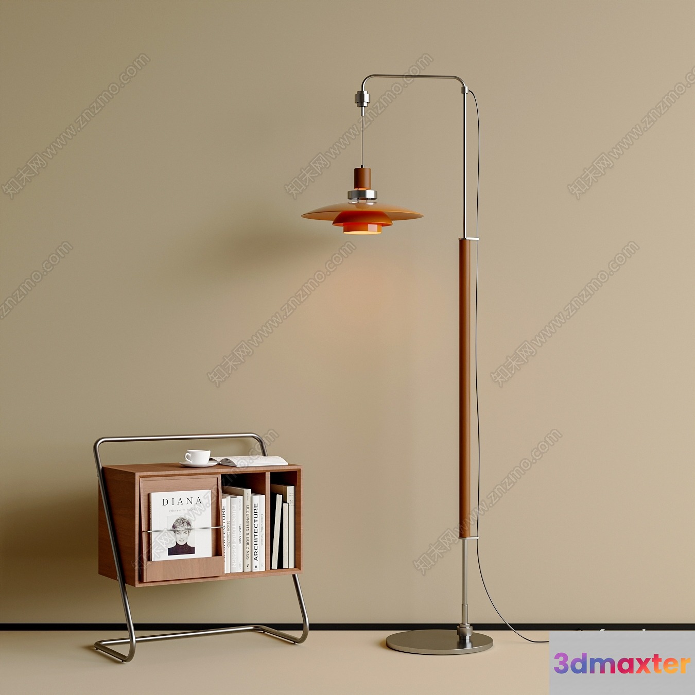 Modern Floor Lamp 3D Model - 15863 - VRAY Render