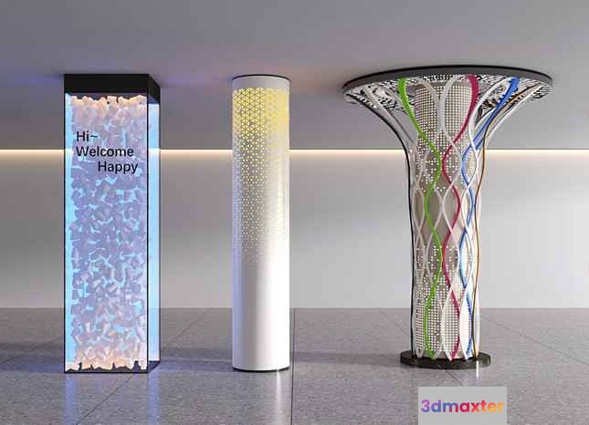 Modern Light Fixtures 3D Model - 16299 - VRAY Render