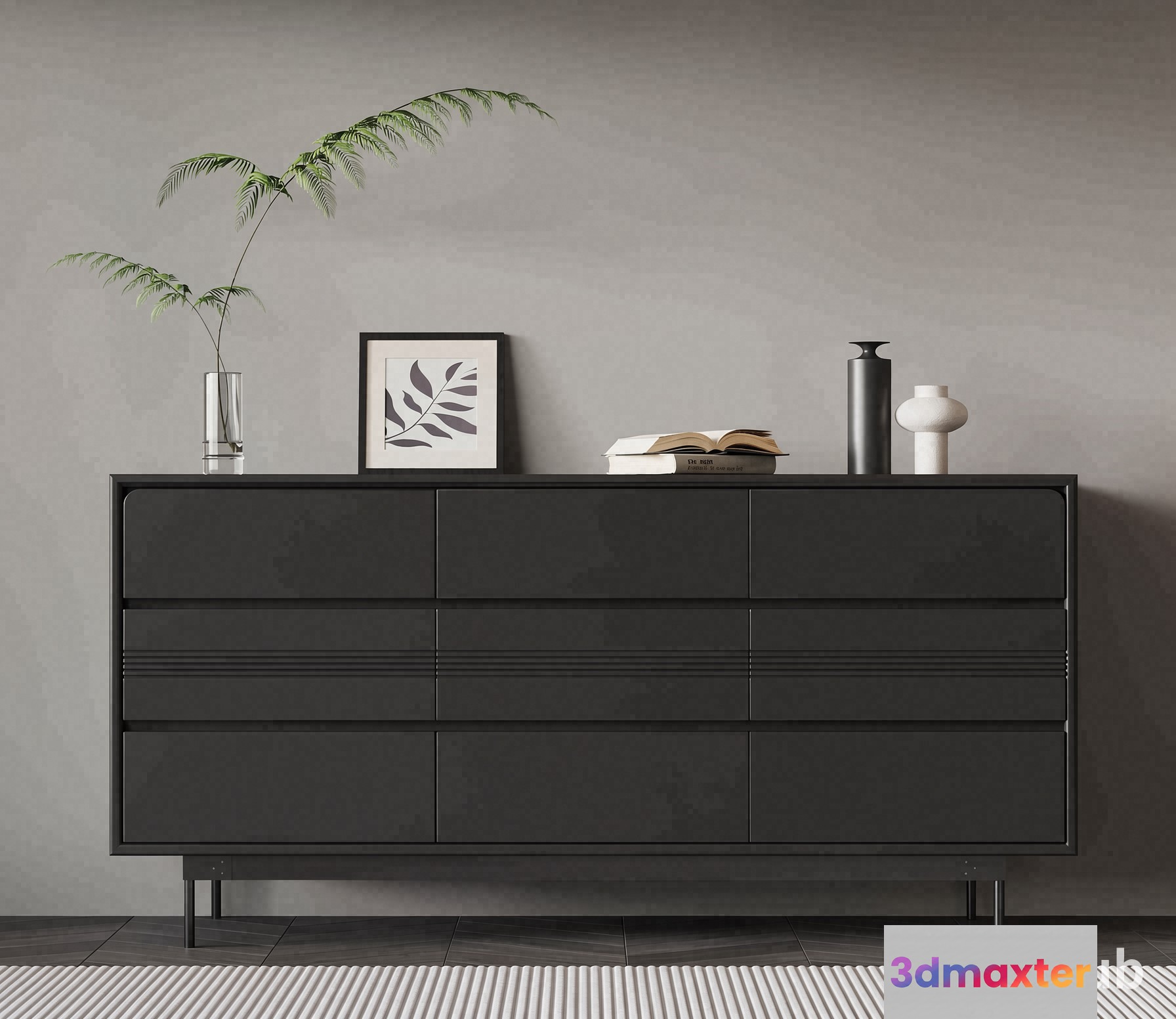 Modern Dresser 3D Model - 5529 - VRAY Render