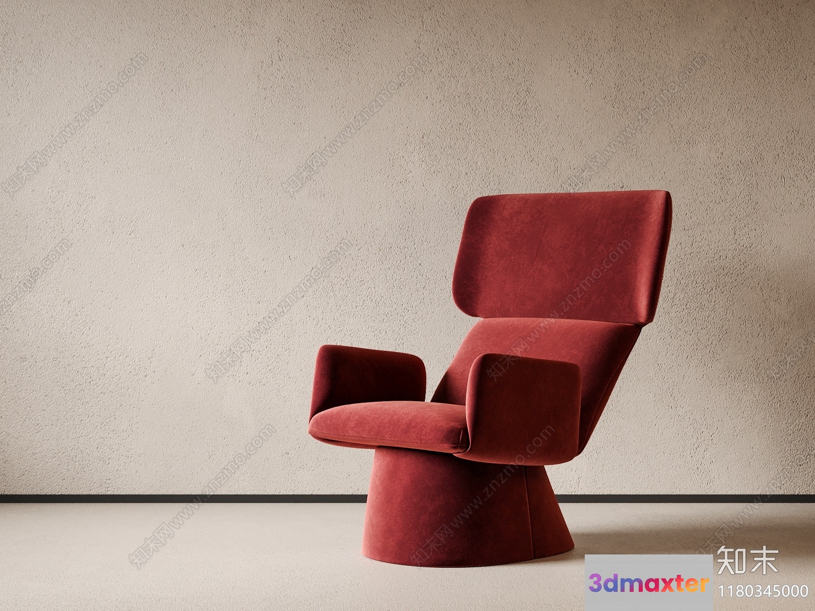 A Pink Chair 3D Model - 22062 - CORONA Render