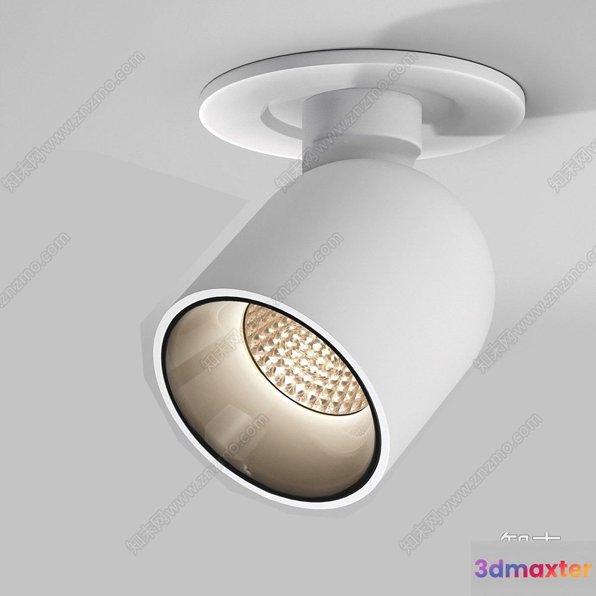 Gold Light Fixture 3D Model - 9208 - VRAY Render