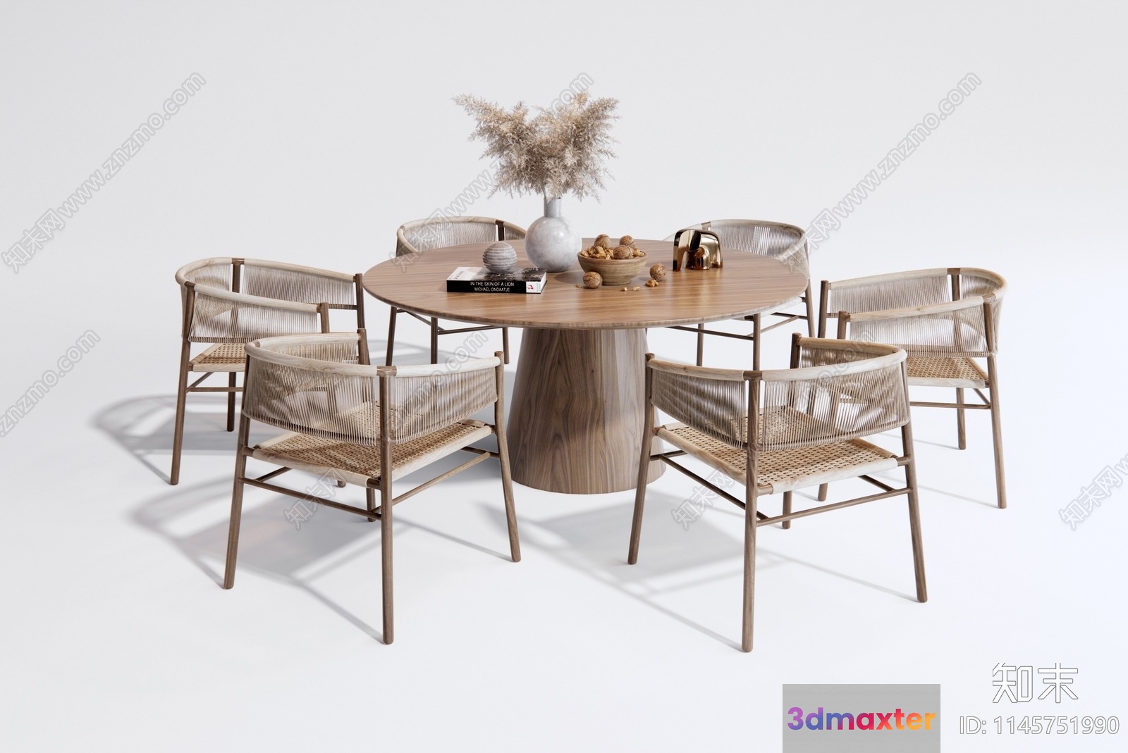 Modern Dining Room 3D Model - 15997 - VRAY Render