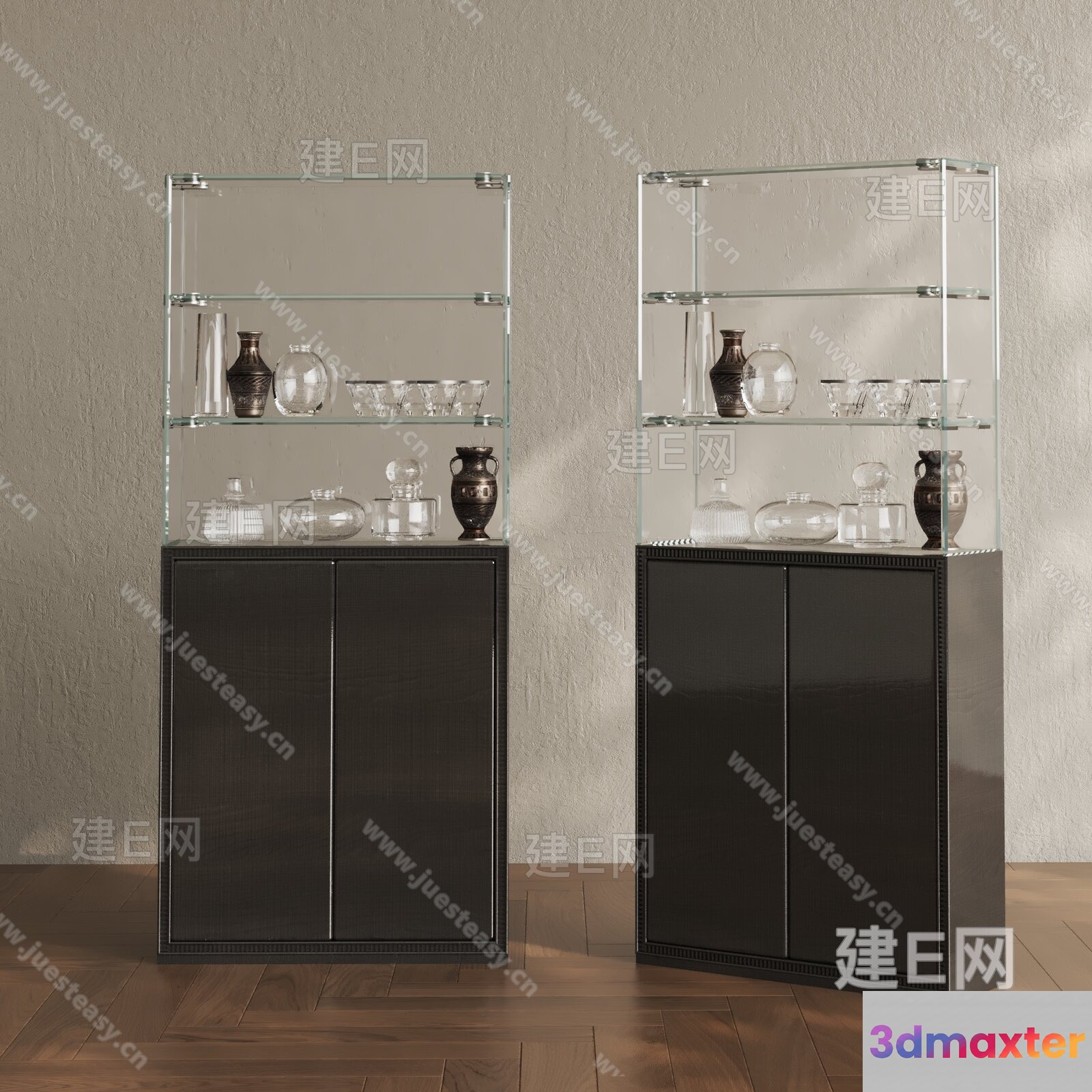 Modern Display Cabinets 3D Model - 20108 - VRAY Render