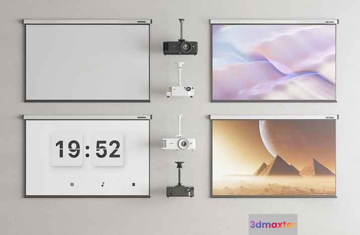 Modern Presentation Equipment 3D Model - 15679 - VRAY Render
