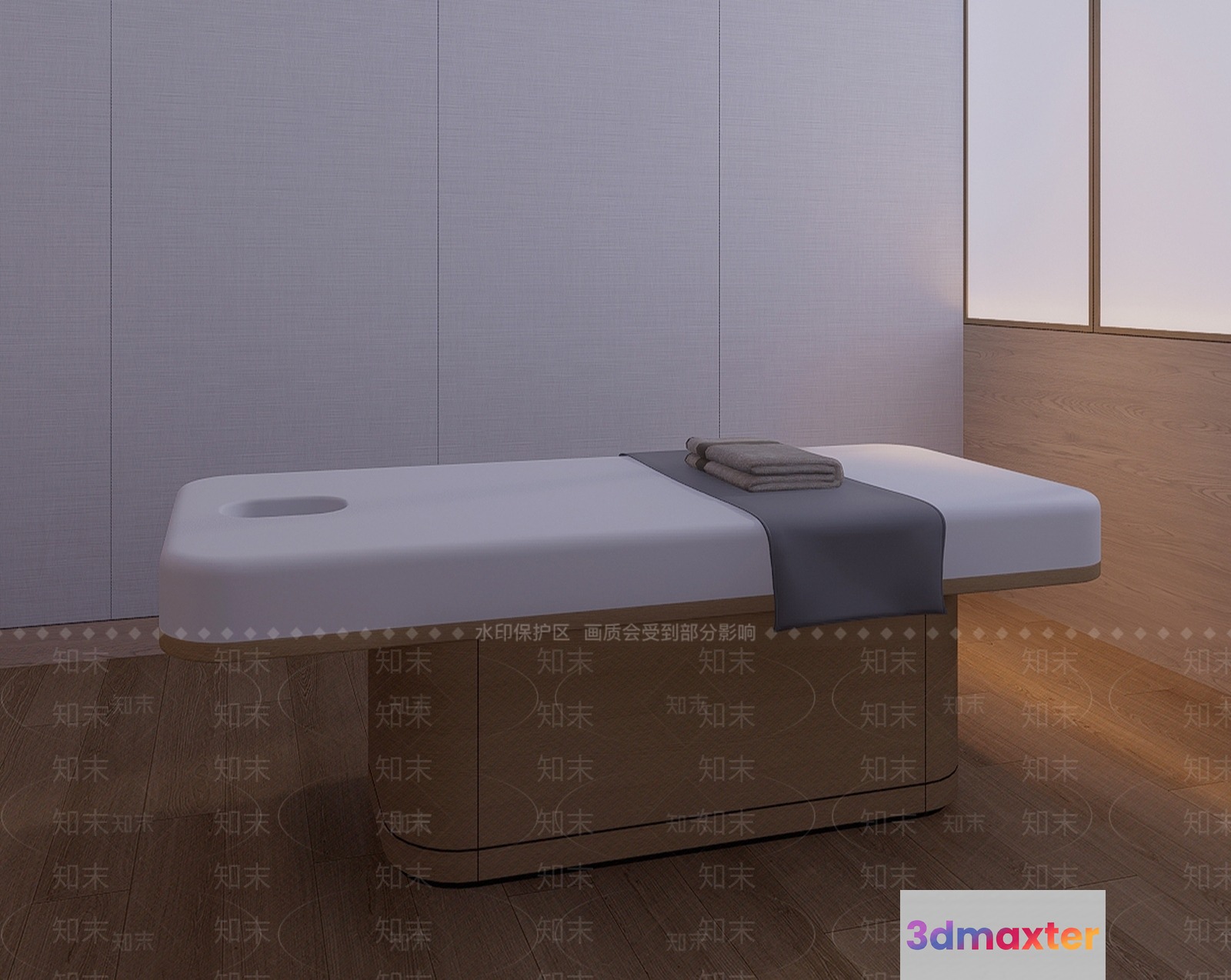 Modern Massage Table 3D Model - 7318 - VRAY Render