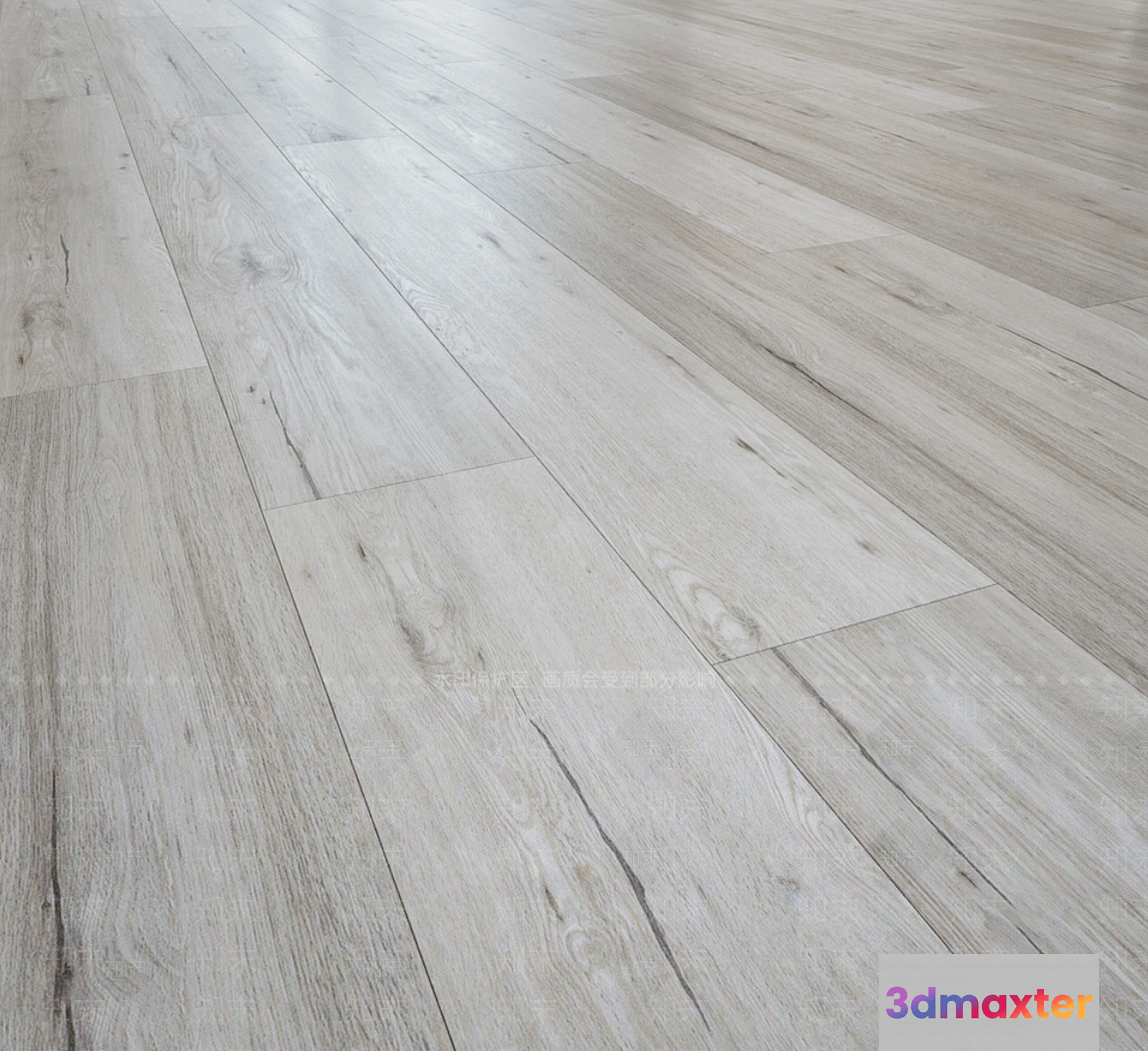 Light-Colored Wood Flooring 3D Model - 157 - VRAY Render