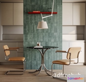 Modern Living Room 3D Model - 20803 - VRAY Render