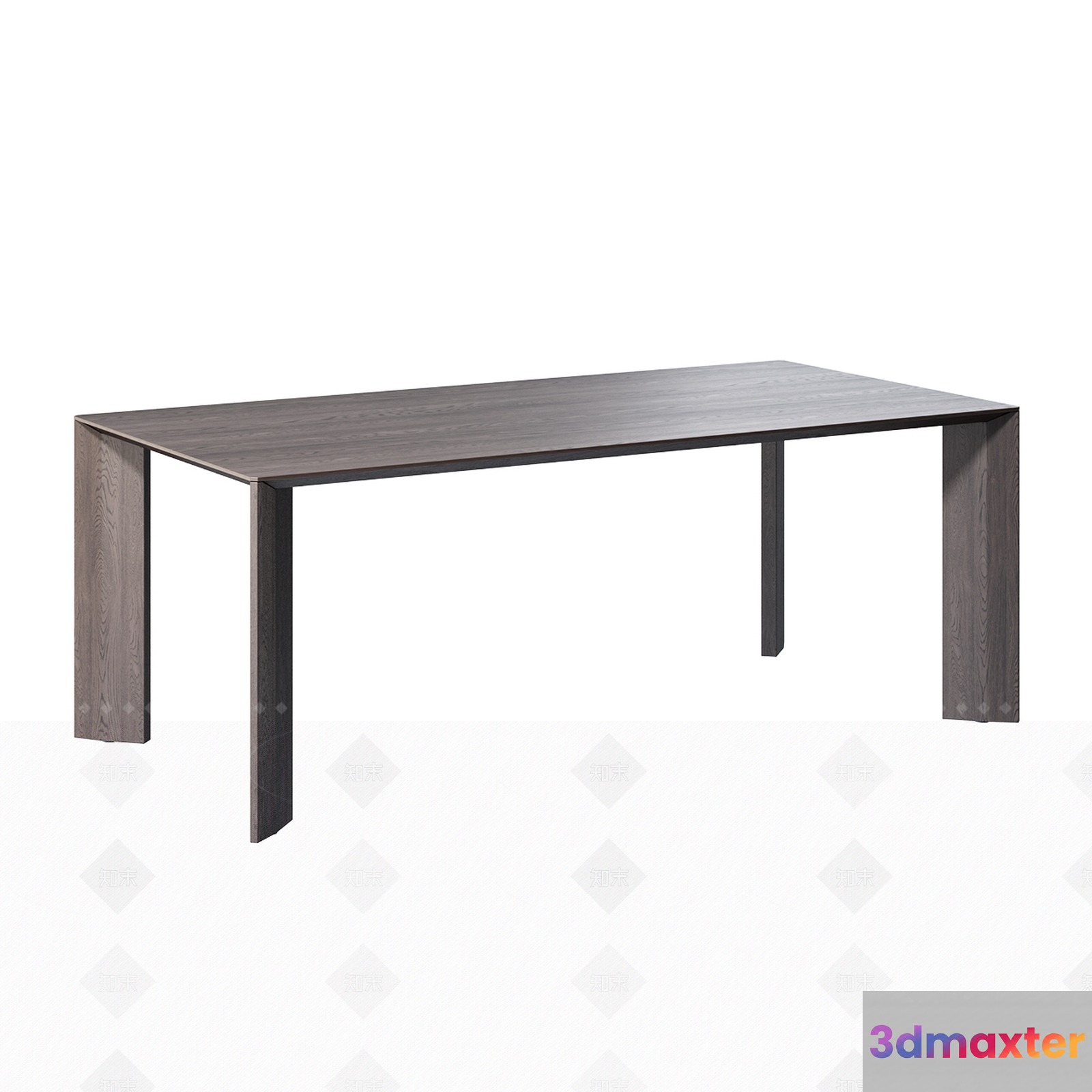 A Wooden Table 3D Model - 8886 - VRAY Render
