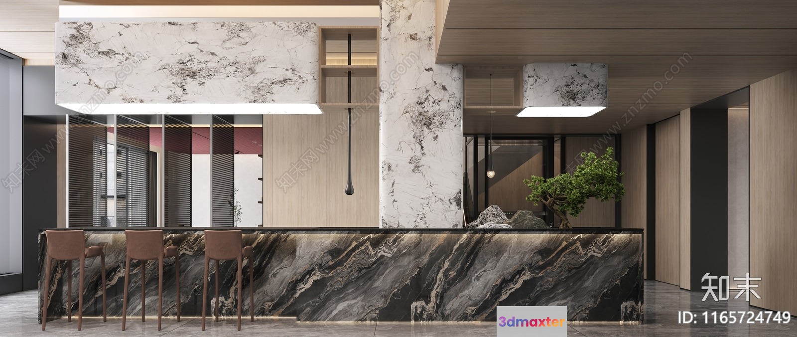 Modern Interior Design 3D Model - 20967 - CORONA Render