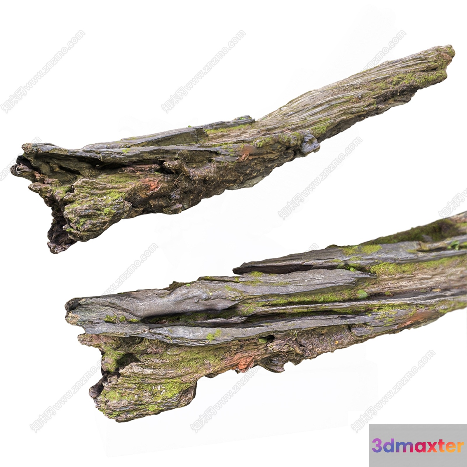 A Piece Of Driftwood 3D Model - 8992 - VRAY Render